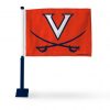 Virginia Cavaliers Car Flag (Navy Pole)