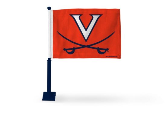 Virginia Cavaliers Car Flag (Navy Pole)