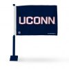 UConn Huskies Car Flag (Black Pole)