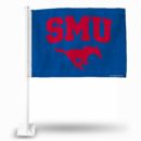 Southern Methodist Mustangs Car Flag