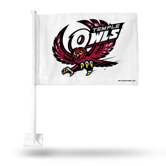 Temple University Car Flag