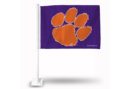 Clemson Tigers Purple Car Flag