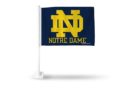 Notre Dame "ND" Car Flag