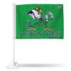 Notre Dame Kelly Green Car Flag