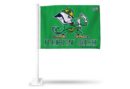 Notre Dame Kelly Green Car Flag