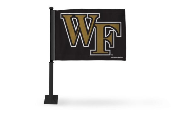 Wake Forest Car Flag (Black Pole)