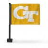 Georgia Tech Car Flag (Black Pole)