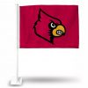 Louisville Logo Red Car Flag