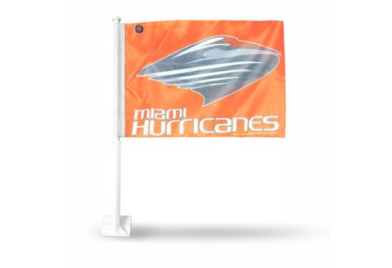 Miami Hurricanes Car Flag