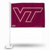 Virginia Tech Hokies Car Flag