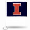 Illinois Logo Car Flag