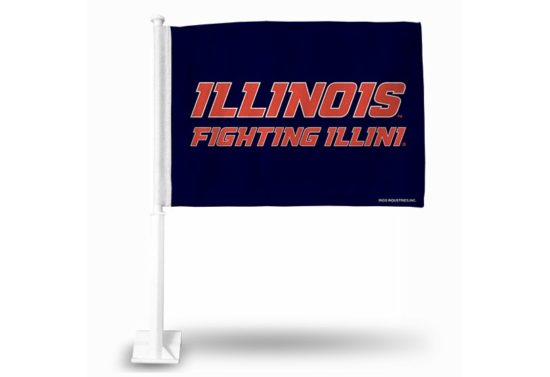Illinois Car Flag