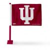 Indiana Hoosiers Car Flag (Crimson Pole)