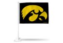 Iowa Hawkeyes Black Car Flag