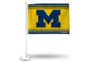 Michigan Wolverines Car Flag