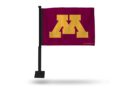 Minnesota Golden Gophers Car Flag (Black Pole)