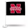 Nebraska Huskers Car Flag