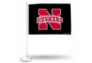Nebraska Huskers Car Flag