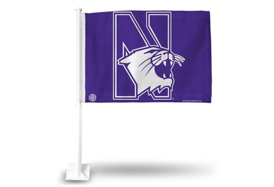 Northwestern Wildcats Car Flag