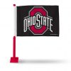 Ohio State Buckeyes Car Flag (Red Pole)