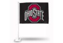 Ohio State Buckeyes Black Car Flag