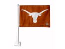 Texas Longhorns Orange Car Flag