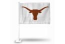 Texas Longhorns White Car Flag