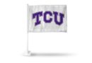 TCU Horned Frogs White Car Flag