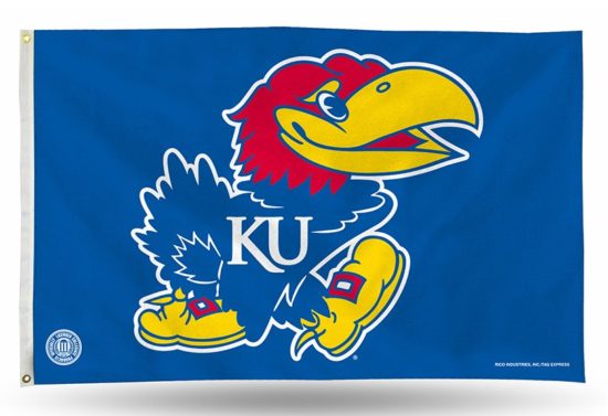 Kansas Jayhawk Banner Flag