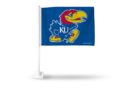 Kansas Jayhawk Car Flag