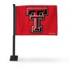 Texas Tech Red Raiders Car Flag (Black Pole)