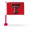 Texas Tech Red Raiders Car Flag (Red Pole)