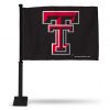 Texas Tech Red Raiders Car Flag (Black Pole)