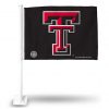 Texas Tech Red Raiders Car Flag (White Pole)