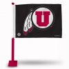 Utah Utes Car Flag (Red Pole)