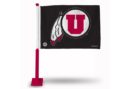 Utah Utes Car Flag (Red Pole)