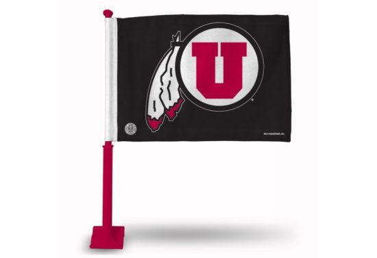 Utah Utes Car Flag (Red Pole)