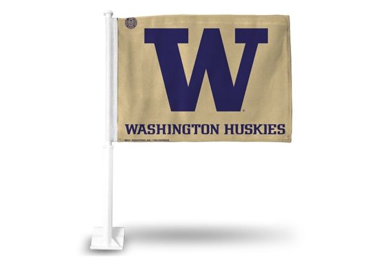 Washington Huskies Car Flag