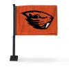 Oregon State Beavers Car Flag (Black Pole)