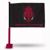 Arkansas Razorbacks Car Flag (Crimson Pole)