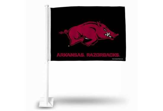 Arkansas Razorbacks Car Flag