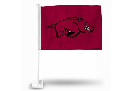 Arkansas Razorbacks Car Flag