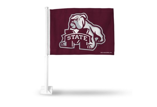 Mississippi State Bulldogs Car Flag