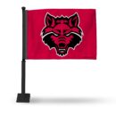 Arkansas State Car Flag (Black Pole)