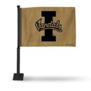 University of Idaho Car Flag (Black Pole)