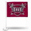 Troy University Car Flag