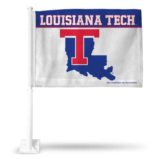 Louisiana Tech Car Flag