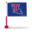 Louisiana Tech Car Flag (Red Pole)