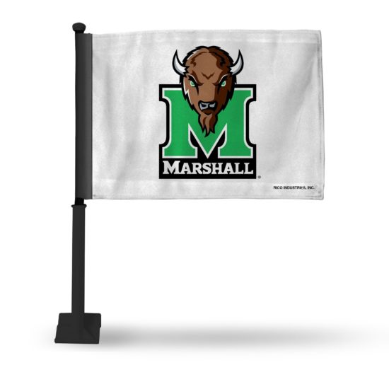 Marshall University Car Flag (Black Pole)