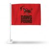 BROWNS FG CAR FLAG (WHITE POLE)